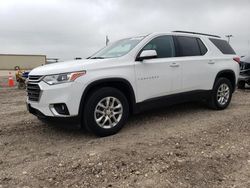 Salvage cars for sale at Temple, TX auction: 2021 Chevrolet Traverse LT