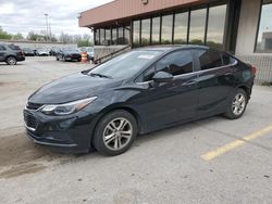 Salvage cars for sale at auction: 2017 Chevrolet Cruze LT