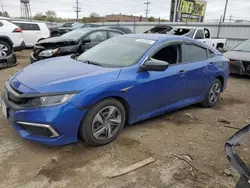 Salvage cars for sale at Dyer, IN auction: 2020 Honda Civic LX