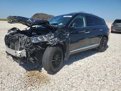 Salvage cars for sale at New Braunfels, TX auction: 2014 Infiniti QX60