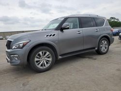 Salvage cars for sale from Copart Wilmer, TX: 2017 Infiniti QX80 Base