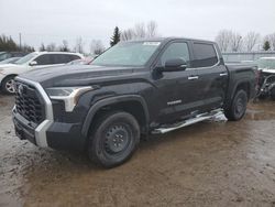 Salvage cars for sale at Bowmanville, ON auction: 2022 Toyota Tundra Crewmax Limited