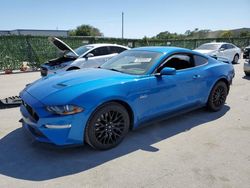 Ford Mustang GT salvage cars for sale: 2019 Ford Mustang GT