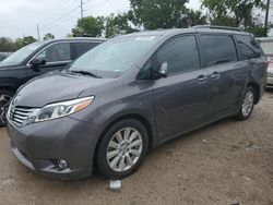 Salvage cars for sale at Riverview, FL auction: 2017 Toyota Sienna XLE