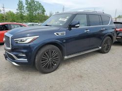 Salvage cars for sale at Bridgeton, MO auction: 2019 Infiniti QX80 Luxe