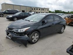 Salvage cars for sale from Copart Wilmer, TX: 2017 Chevrolet Cruze LS