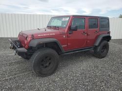 Salvage cars for sale at Fredericksburg, VA auction: 2012 Jeep Wrangler Unlimited Rubicon