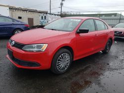 Salvage cars for sale from Copart New Britain, CT: 2012 Volkswagen Jetta Base