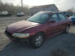 Honda Accord ex salvage cars for sale: 2002 Honda Accord EX