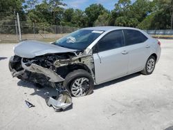 Toyota Corolla salvage cars for sale: 2017 Toyota Corolla L