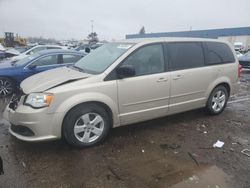 Salvage cars for sale from Copart Woodhaven, MI: 2013 Dodge Grand Caravan SE