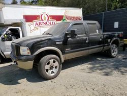 Salvage cars for sale at Waldorf, MD auction: 2006 Ford F350 SRW Super Duty