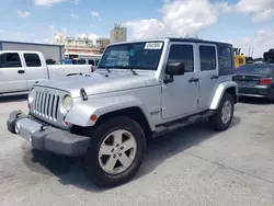 Salvage cars for sale at New Orleans, LA auction: 2008 Jeep Wrangler Unlimited Sahara