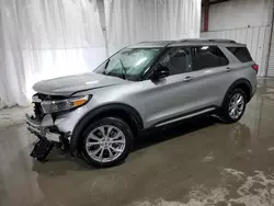Salvage cars for sale at Albany, NY auction: 2022 Ford Explorer Limited