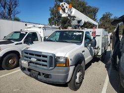 Salvage trucks for sale at Van Nuys, CA auction: 2007 Ford F450 Super Duty