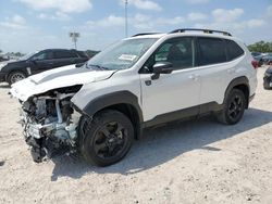 Salvage cars for sale at Houston, TX auction: 2022 Subaru Forester Wilderness