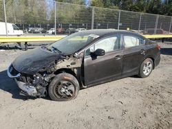 Honda salvage cars for sale: 2013 Honda Civic LX