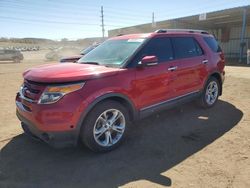 Salvage cars for sale at Colorado Springs, CO auction: 2012 Ford Explorer Limited