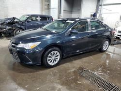 Salvage cars for sale at Ham Lake, MN auction: 2016 Toyota Camry LE