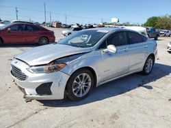Salvage cars for sale at Oklahoma City, OK auction: 2019 Ford Fusion SEL