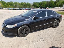Salvage cars for sale from Copart Charles City, VA: 2011 Volkswagen CC Sport