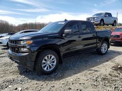 Salvage cars for sale at Windsor, NJ auction: 2021 Chevrolet Silverado K1500 Custom