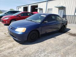 Salvage cars for sale from Copart Chambersburg, PA: 2002 Honda Civic EX