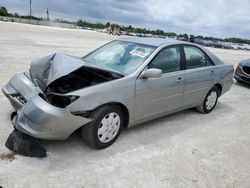 Toyota Camry LE salvage cars for sale: 2005 Toyota Camry LE