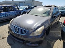 Salvage cars for sale at auction: 2011 Infiniti G25 Base