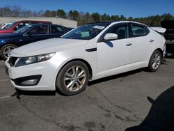 Salvage cars for sale from Copart Exeter, RI: 2013 KIA Optima EX