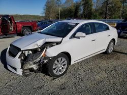 Salvage cars for sale at Concord, NC auction: 2012 Buick Lacrosse Premium