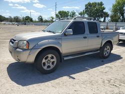 Salvage cars for sale at Riverview, FL auction: 2004 Nissan Frontier Crew Cab SC