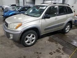Salvage cars for sale at Ham Lake, MN auction: 2001 Toyota Rav4