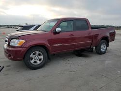Salvage trucks for sale at Grand Prairie, TX auction: 2006 Toyota Tundra Double Cab SR5