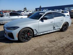 Salvage cars for sale from Copart Woodhaven, MI: 2022 BMW M440XI Gran Coupe