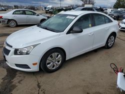 Salvage cars for sale from Copart Woodhaven, MI: 2012 Chevrolet Cruze LS