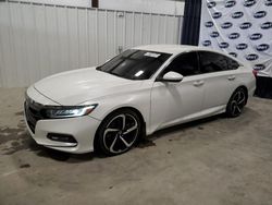 Honda Accord Sport salvage cars for sale: 2018 Honda Accord Sport