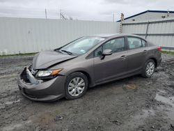 Honda Civic LX Vehiculos salvage en venta: 2012 Honda Civic LX