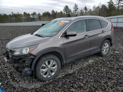 Salvage cars for sale at Windham, ME auction: 2012 Honda CR-V EXL