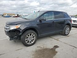 Salvage cars for sale at Grand Prairie, TX auction: 2013 Ford Edge Limited