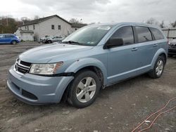Salvage cars for sale from Copart York Haven, PA: 2013 Dodge Journey SE