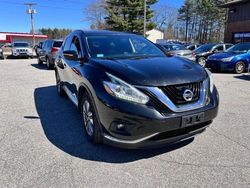 Nissan Murano S salvage cars for sale: 2015 Nissan Murano S