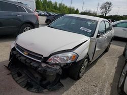 Chevrolet salvage cars for sale: 2009 Chevrolet Impala LS