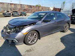 Salvage cars for sale at Wilmington, CA auction: 2020 Honda Civic EXL