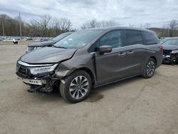 Salvage cars for sale from Copart Marlboro, NY: 2022 Honda Odyssey EXL