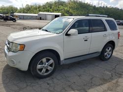 Salvage cars for sale at West Mifflin, PA auction: 2010 Ford Escape Limited