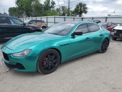 Maserati salvage cars for sale: 2017 Maserati Ghibli S