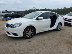 Salvage cars for sale from Copart Greenwell Springs, LA: 2018 Nissan Sentra S