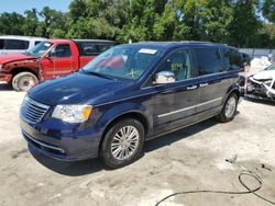 Salvage cars for sale from Copart Ocala, FL: 2013 Chrysler Town & Country Touring L