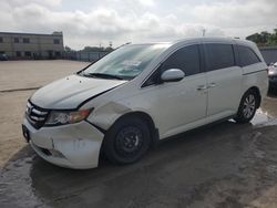 Salvage cars for sale at Wilmer, TX auction: 2015 Honda Odyssey EX